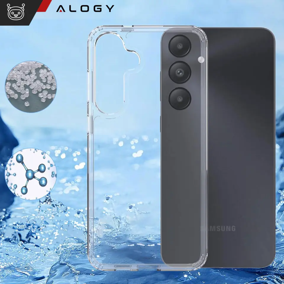 Etui do Samsung Galaxy A55 5G obudowa plecki futerał Hybrid Clear Case Alogy Przezroczyste