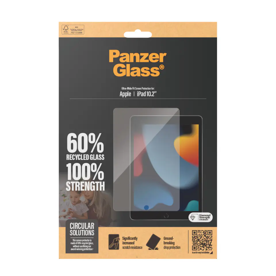 PanzerGlass Ultra-Wide Fit Apple iPad 10.2" Screen Protection 2841