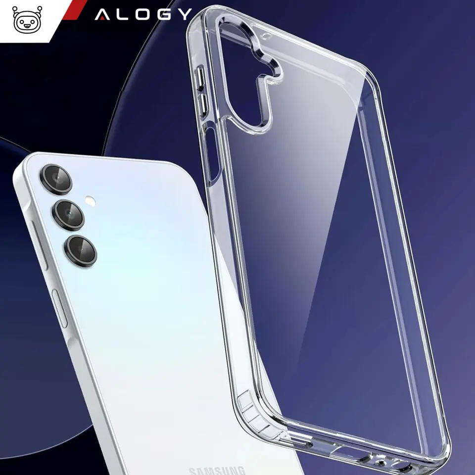 Etui do Samsung Galaxy A15 4G/5G, Galaxy A25 5G obudowa plecki futerał Hybrid Clear Case Alogy Przezroczyste