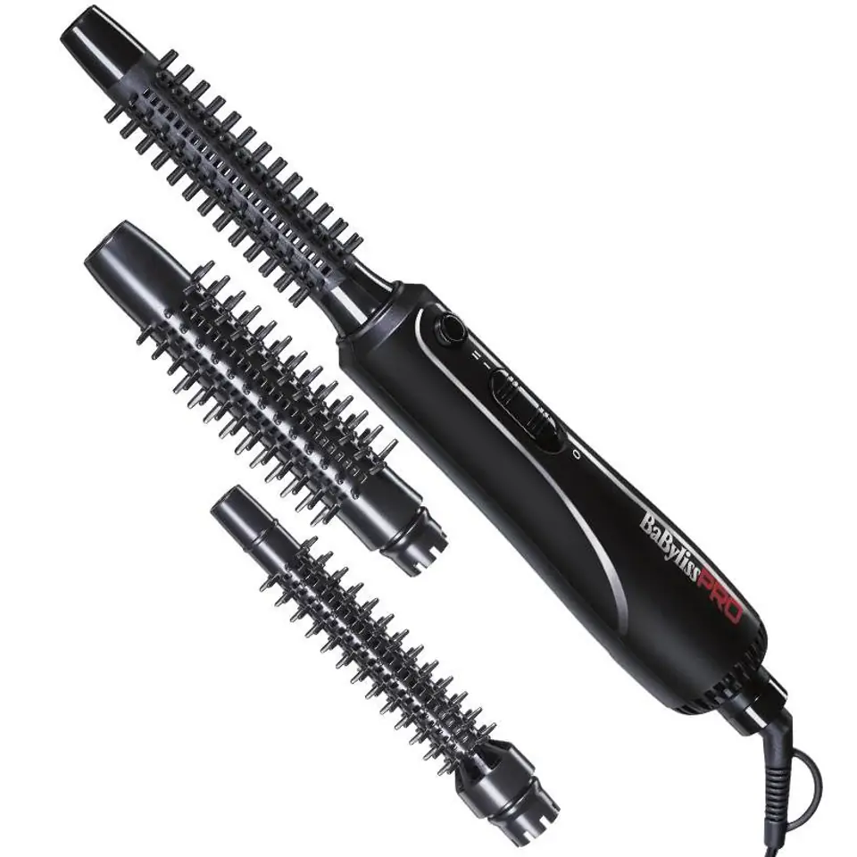 BaByliss BAB3400E hair styling tool Hot air brush Warm Black 300 W 2.7 ...