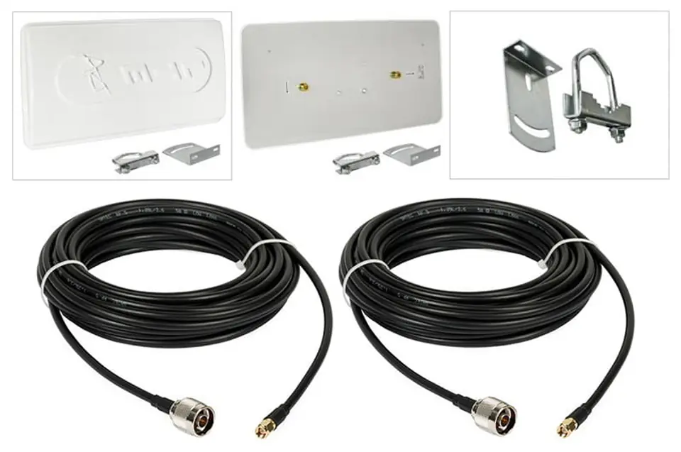 Antena LTE dual AT-411W 1800MHz 17dBi