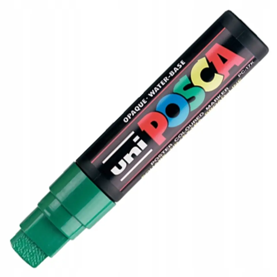 Marker z farbą plakatową UNI Posca PC-17K nr.6 zielony