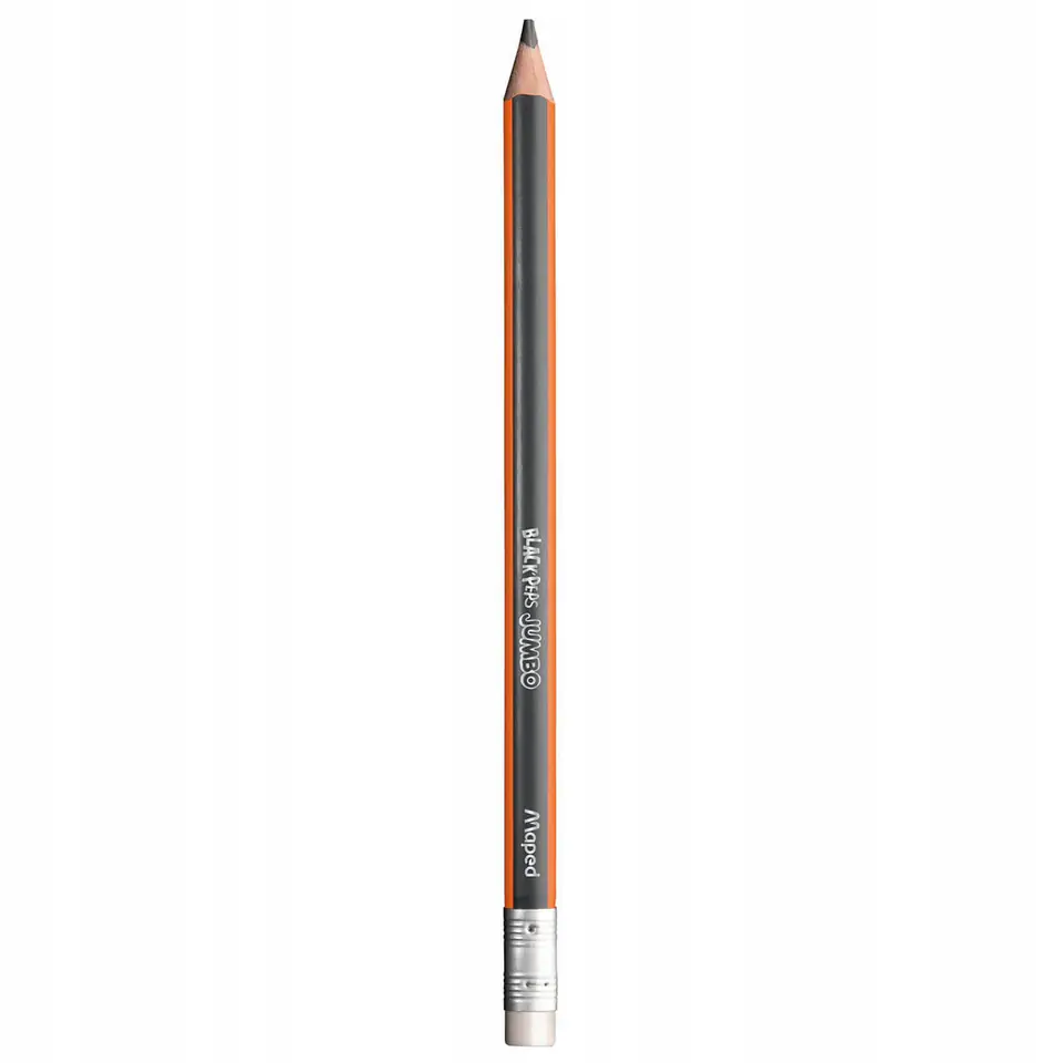Ołówek z gumką BLACKPEPS JUMBO HB 854721 MAPED
