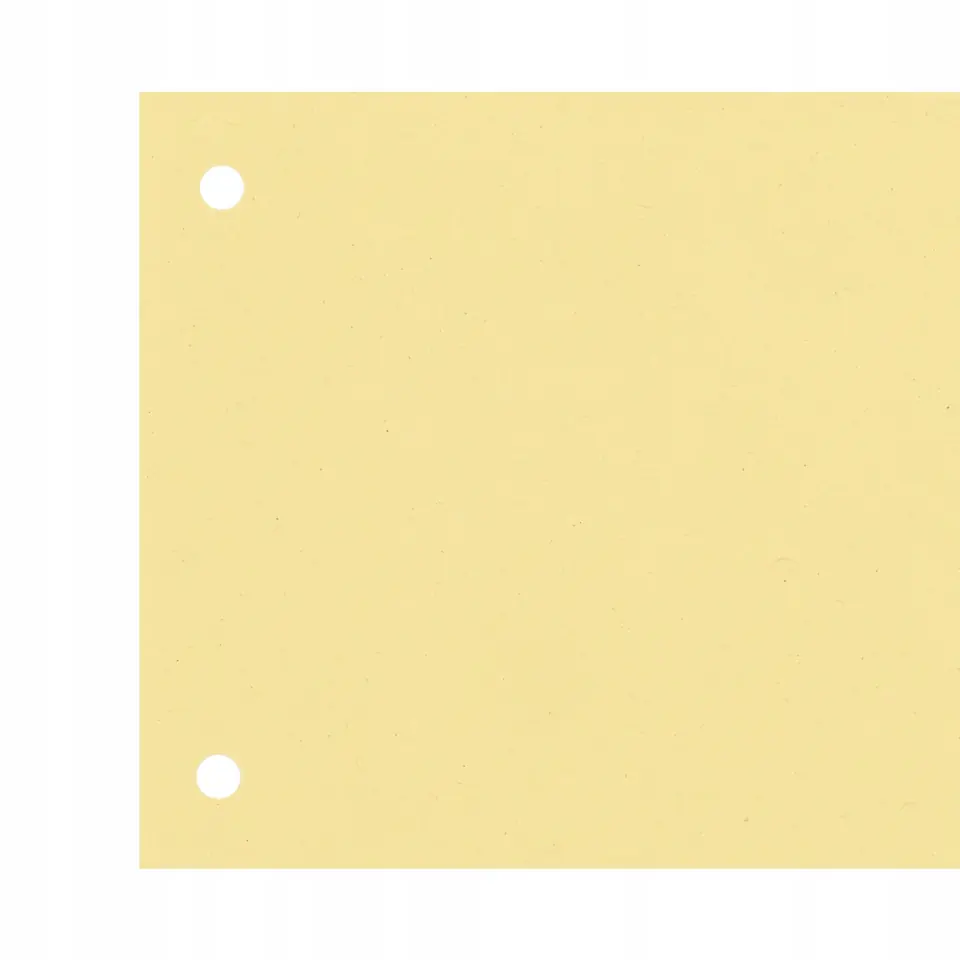 Przekładki do segregatora kartonowe 1/3 A4 105x240mm żółte 100 sztuk 100205026 OXFORD