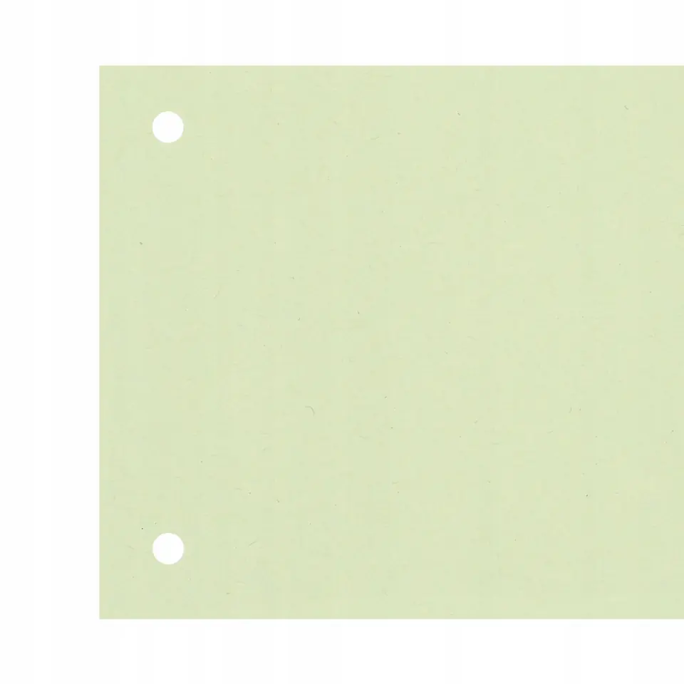 Przekładki do segregatora kartonowe 1/3 A4 105x240mm jasna zielona 100 sztuk 100205028 OXFORD