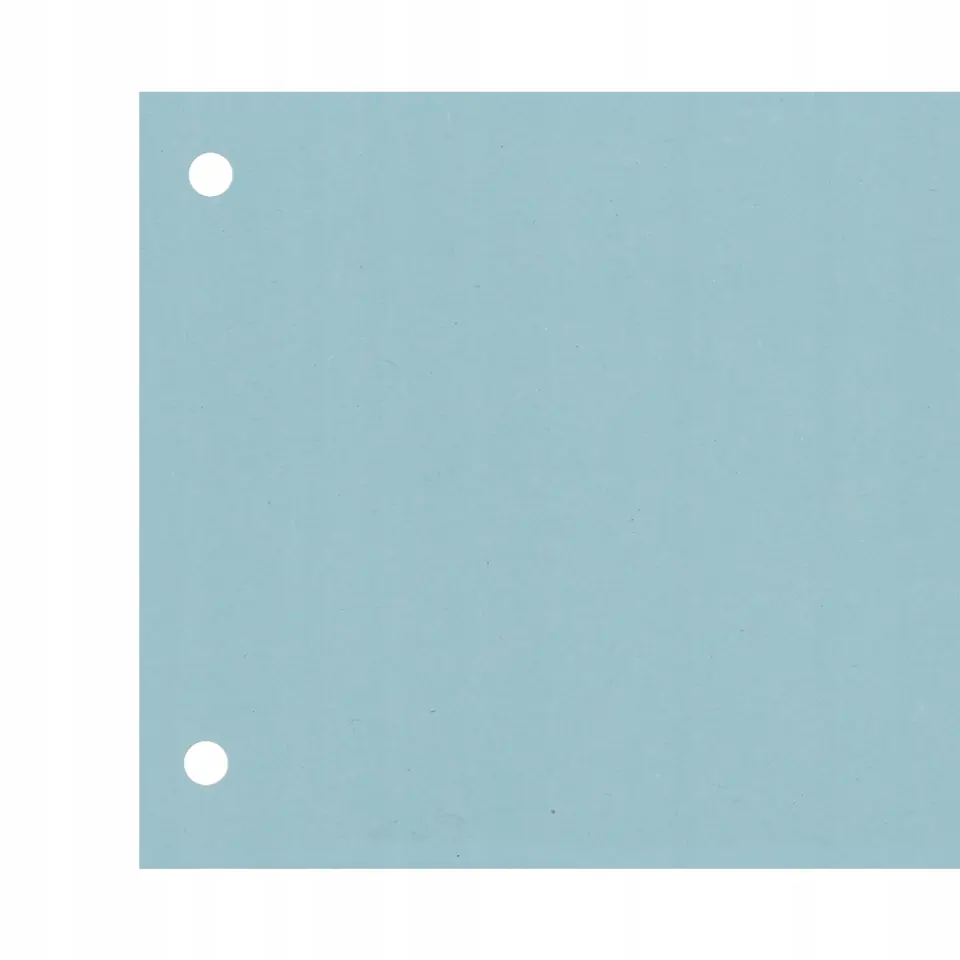 Przekładki do segregatora kartonowe 1/3 A4 105x240mm jasna niebieska 100 sztuk 100205025 OXFORD