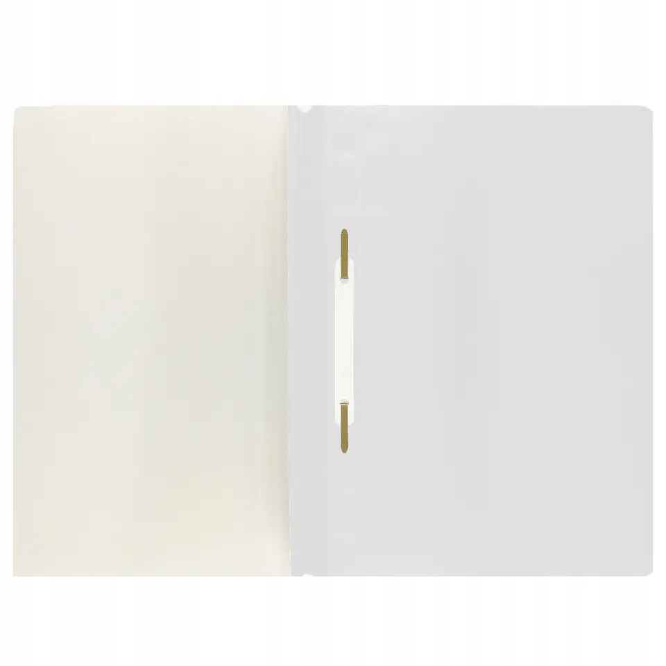 Skoroszyt na dokumenty miękki A4 wpinany do segregatora 20 sztuk biały SPP-02-06 BIURFOL