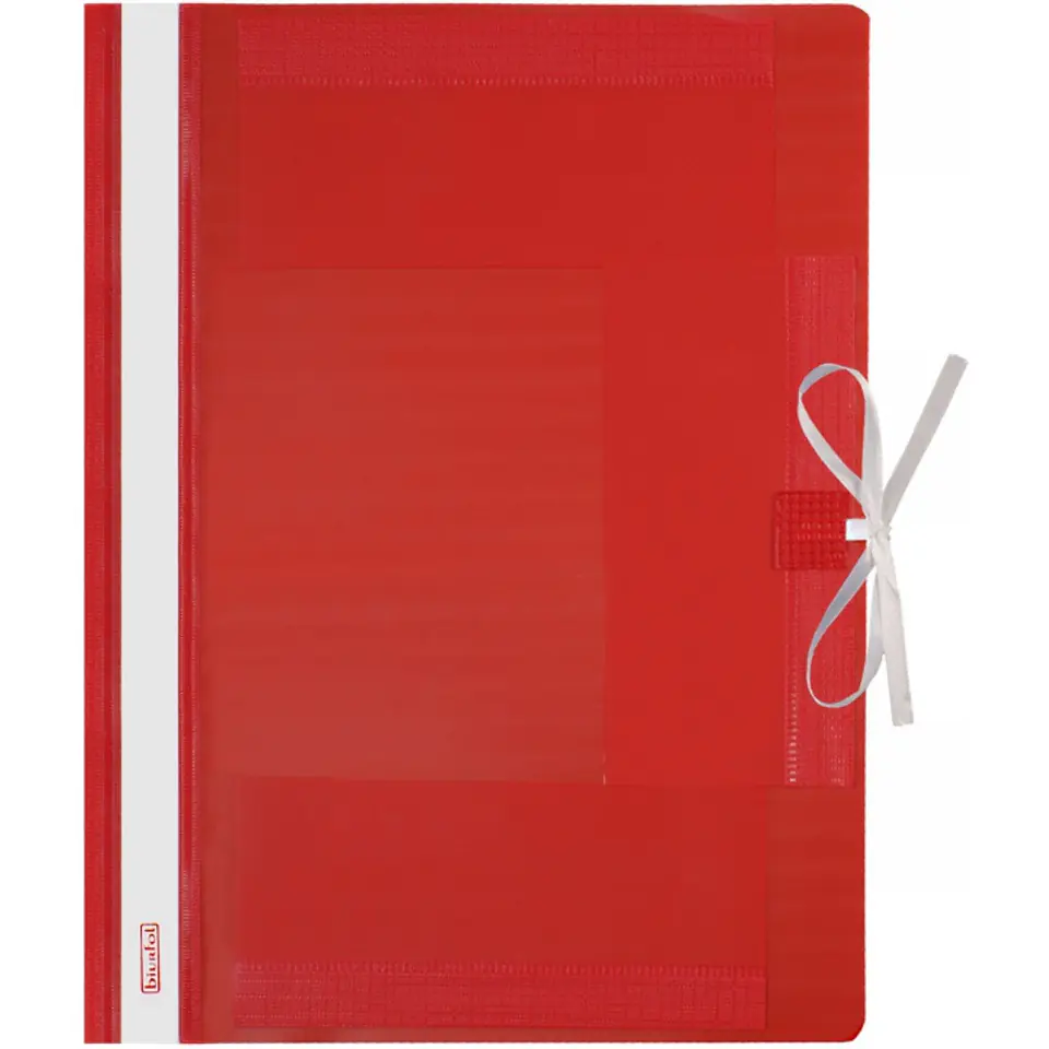 Teczka wiązana czerwona (25szt.) TW-01-01 BIURFOL
