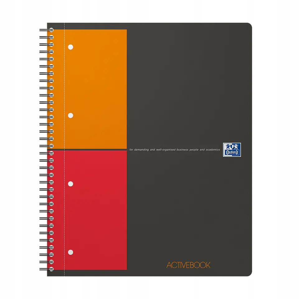 Kołonotatnik A4 80k kratka PP OXFORD Activebook International 100104329