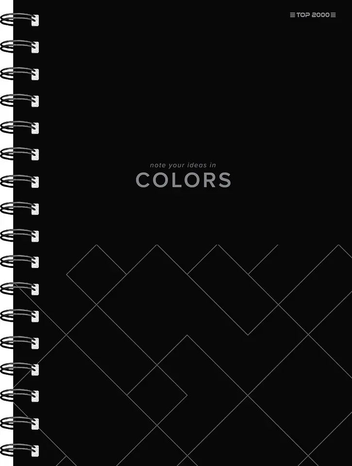Kołozeszyt A6 80k kratka COLORS 400169231 TOP 2000