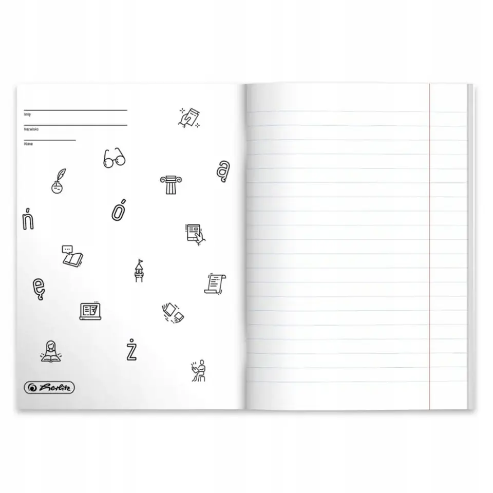 Zeszyt A5 60k linia JĘZYK POLSKI 400197991 HERLITZ