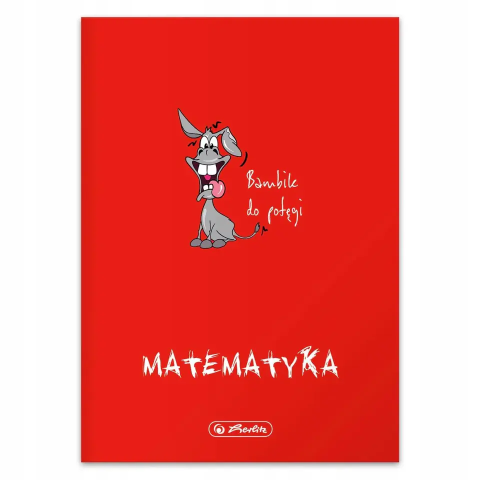 Zeszyt szkolny przedmiotowy A5 60 kartek w kratkę 70g MATEMATYKA 9500011 HERLITZ