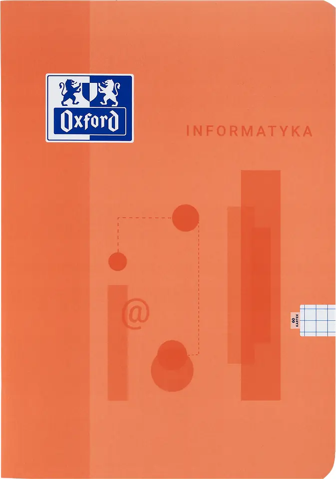 Zeszyt A5 60k kratka margines INFORMATYKA 400175632 OXFORD
