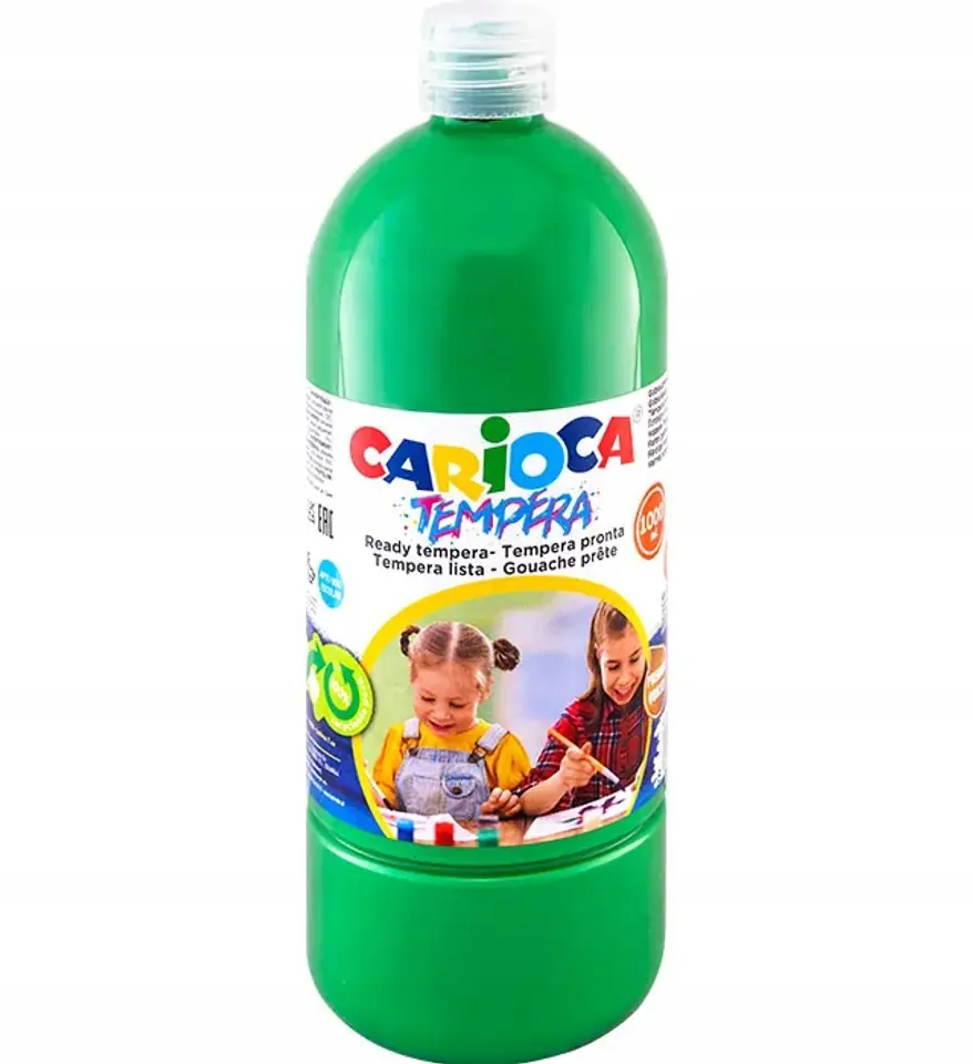 Farba CARIOCA TEMPERA 1000ml zielony 170-2645