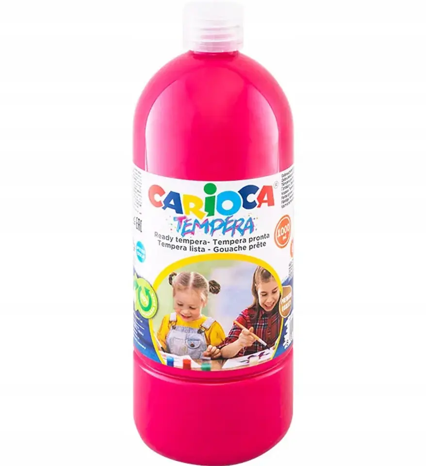 Farba CARIOCA TEMPERA 1000ml ciemnoróżowa 170-2641