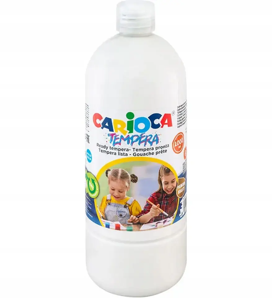 Farba CARIOCA TEMPERA 1000ml biała (40430/01) 170-2639