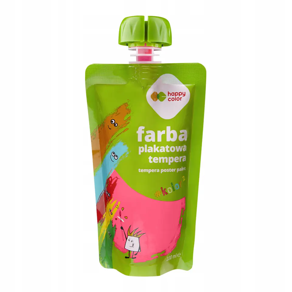 Farba plakatowa tempera różowa 100ml HA 3310 0100-20 HAPPY COLOR