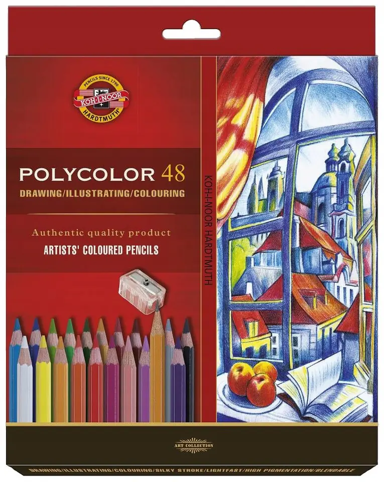 Kredki POLYCOLOR 48 kolorów 3836 KOH-I-NOOR