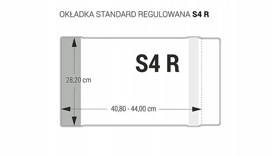 Okładka standard S4-282 regulowana (25szt.) OZK-49 BIURFOL