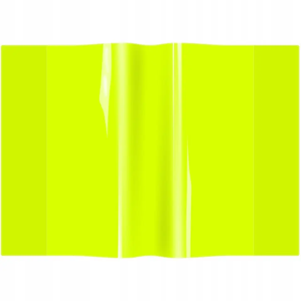 Okładka zeszytowa A5 pvc neon żółty (10) OZN-A5-02 BIURFOL