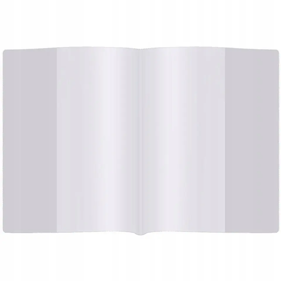 Okładki na zeszyty szkolne A5 bezbarwne 10 sztuk 21,2x30,3cm OZK10-01-02 BIURFOL