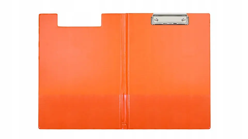 Teczka z klipsem A4 orange BIURFOL KKL-04-04 (pastel pomara.)