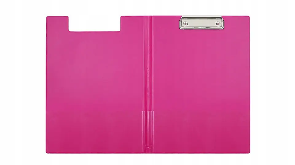 Teczka z klipsem A4 pink BIURFOL KKL-04-03 (pastel różowy )