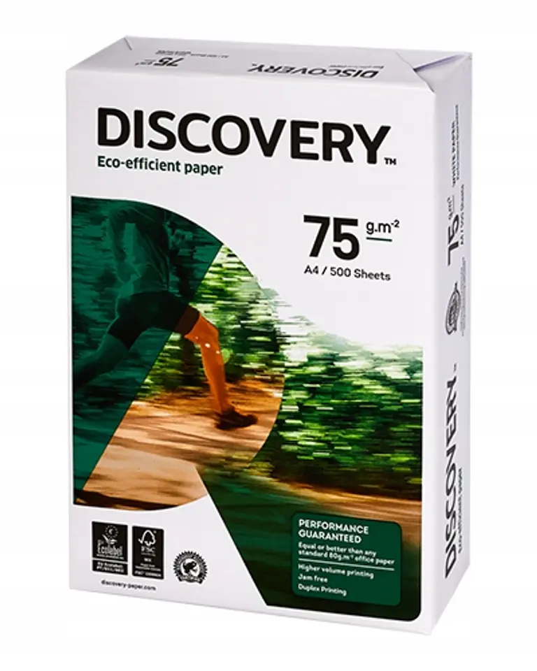 Papier ksero A4 75g DISCOVERY (500ark) 834217A75