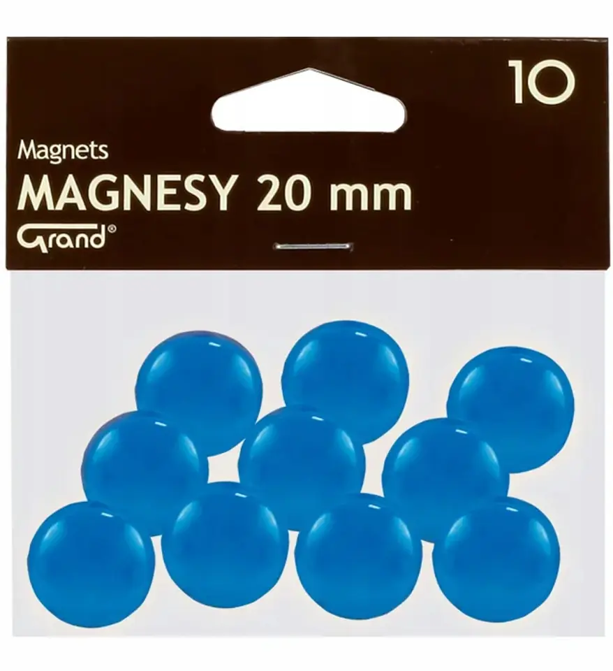 Magnesy 20mm GRAND niebieskie (10szt.) 130-1690 GRAND