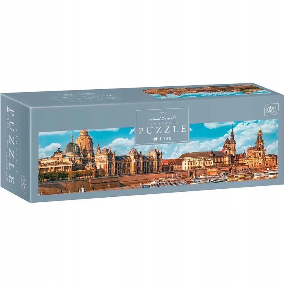 Puzzle panoramiczne 1000 Around the World 3 PUZPA1000AR3 INTERDRUK