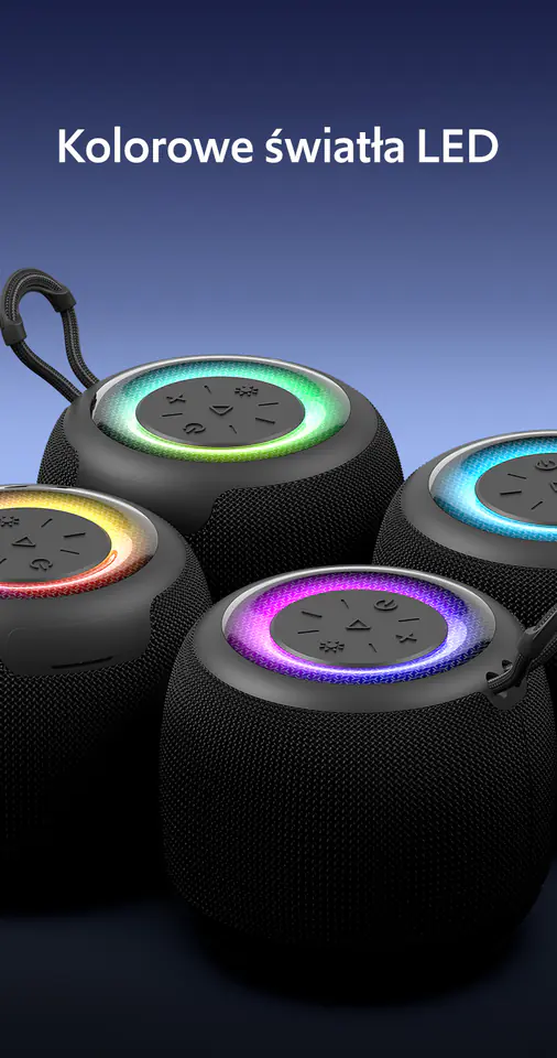 USAMS Głośnik YIN Series Bluetooth 5.3 1200mAh Mini Wireless Speaker YX14YX01 (US-YX014)