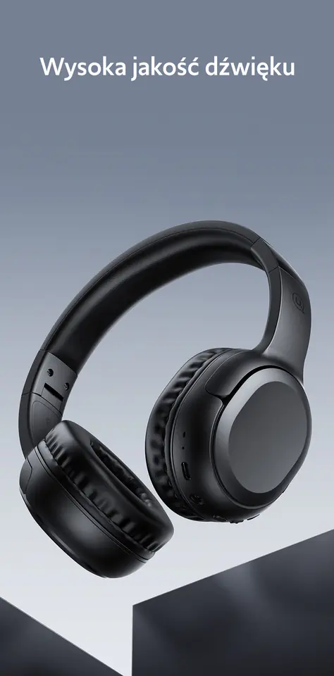 USAMS Słuchawki Bluetooth 5.3 nauszneYun Series beżowy/beige TDLYEJYX02 (USAMS-YG23)