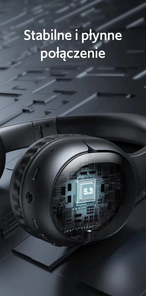 USAMS Słuchawki Bluetooth 5.3 nauszneYun Series beżowy/beige TDLYEJYX02 (USAMS-YG23)