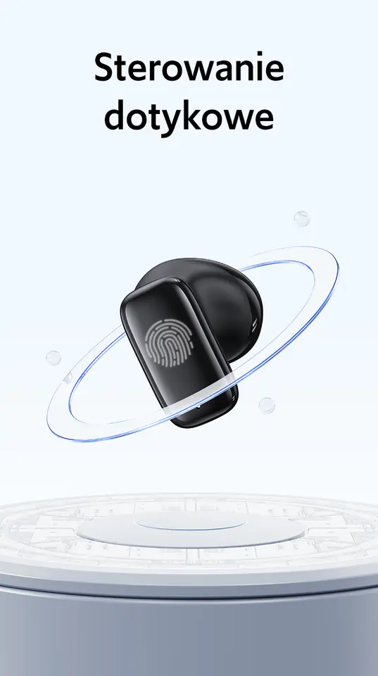 USAMS Słuchawki Bluetooth 5.3 TWS ID Series bezprzewodowe niebieski/blue BHUID03 (ID25)