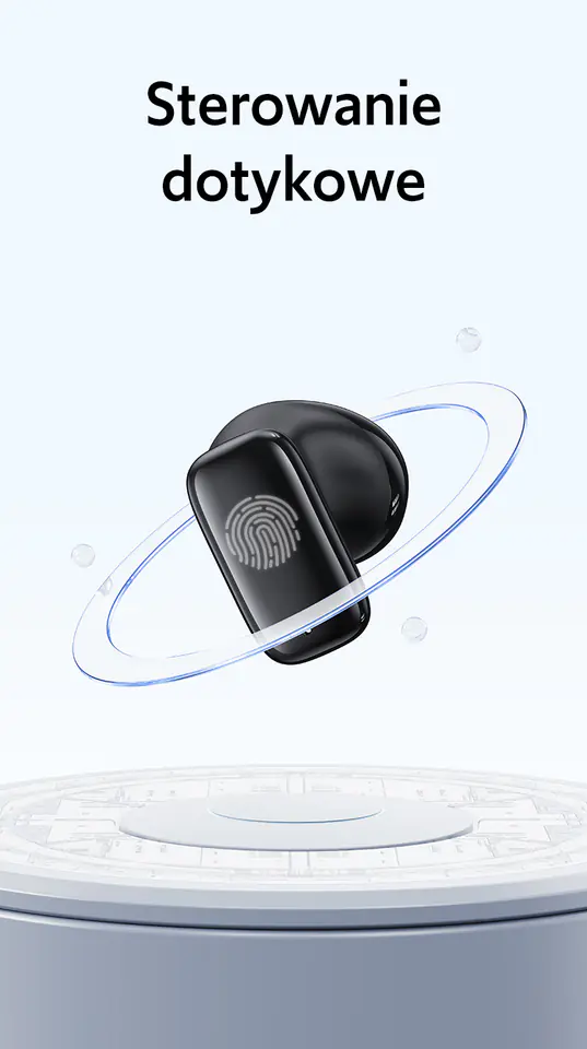 USAMS Słuchawki Bluetooth 5.3 TWSID Series bezprzewodowe biały/white BHUID02 (ID25)