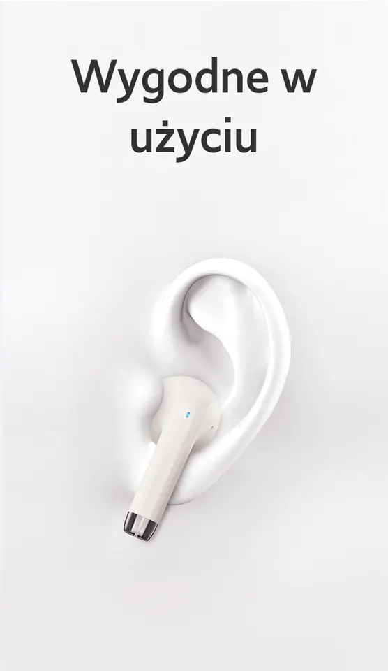 USAMS Słuchawki Bluetooth 5.3 TWSRhymbo Series bezprzewodowe fioletowy/purple BHUYO04 (US-YO17)