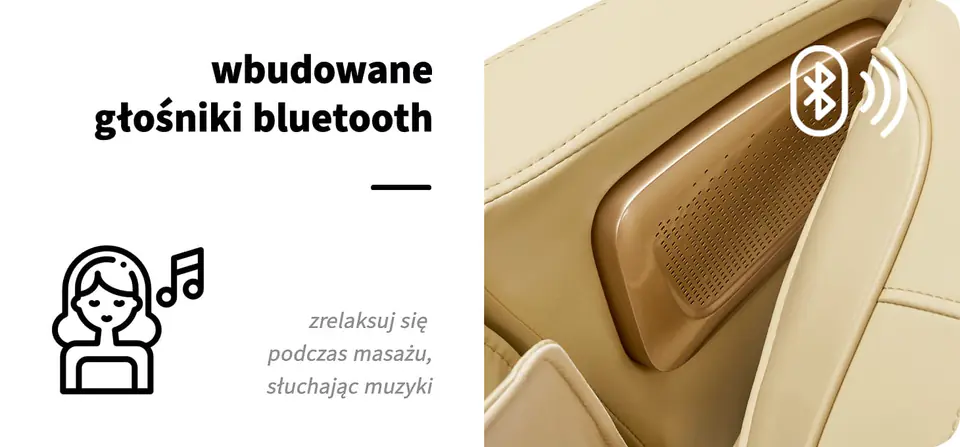 Sakura fotel masujący Comfort Plus 806 beżowy