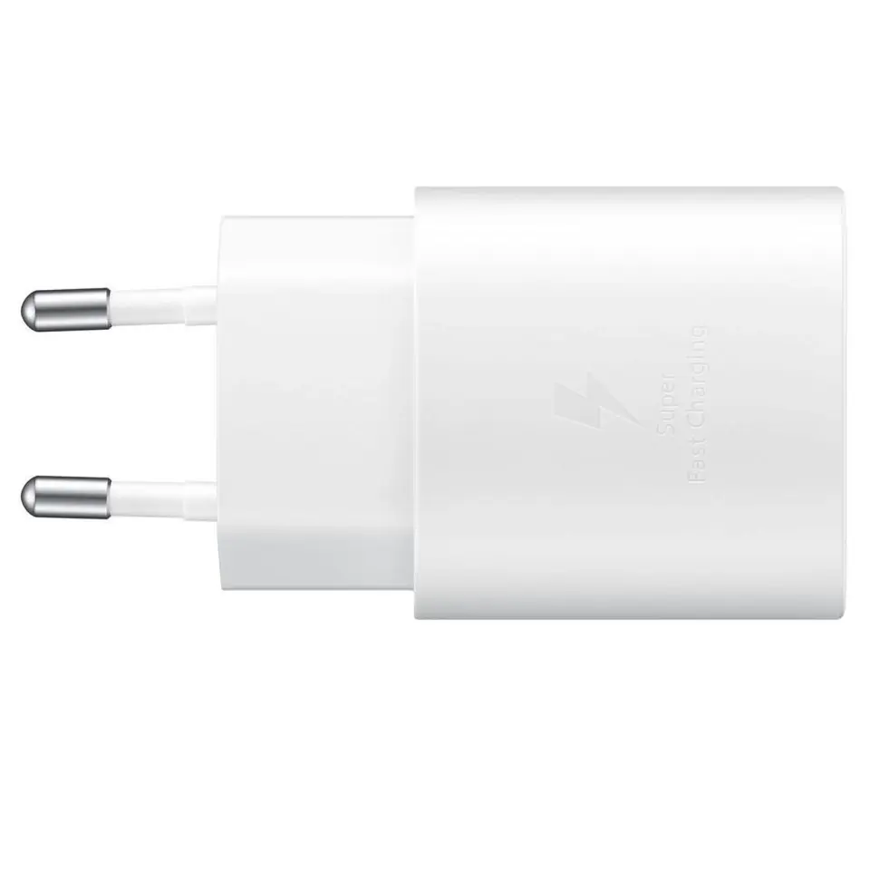 Oryginalna Ładowarka sieciowa USB-C Samsung 25W + Kabel Type C 180cm Premium Super Fast Charge Zestaw Biała