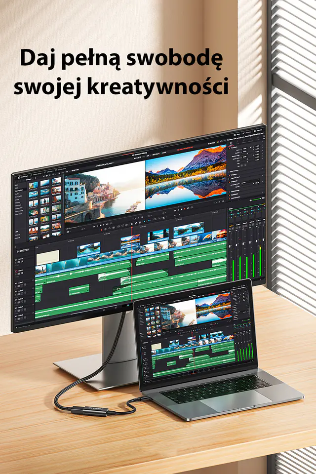 AWEI Adapter CL-217T USB-C/HDMIczarny/black 4k/30Hz