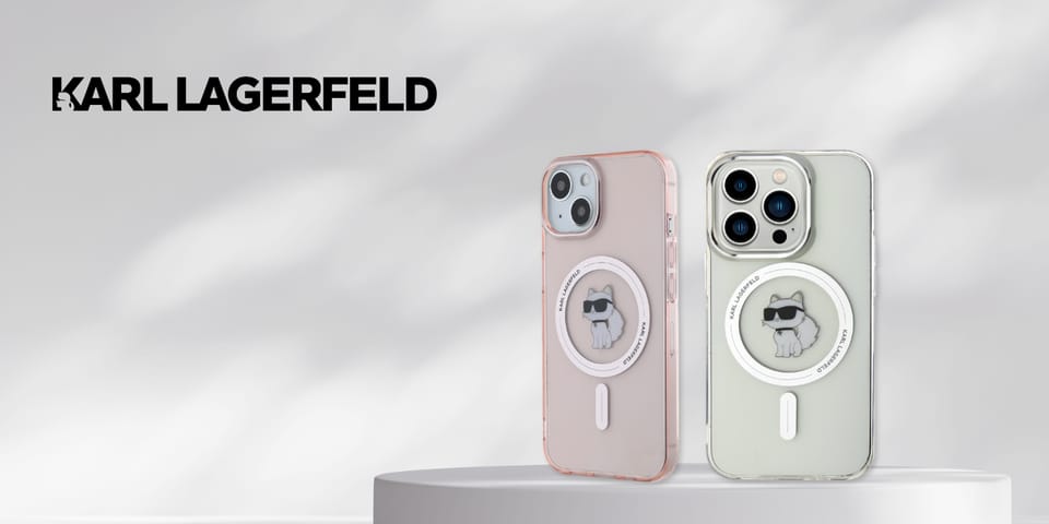 Oryginalne Etui IPHONE 14 PRO Karl Lagerfeld Hardcase IML Choupette MagSafe (KLHMP14LHFCCNOT) transparentne