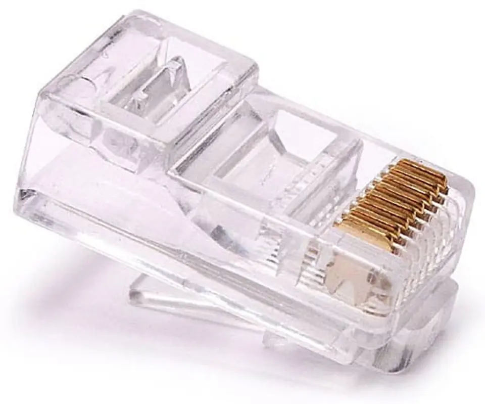 RJ45 connector pakiet 100 sztuk RJ45 connector 100 szt