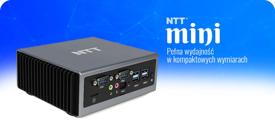 KOMPUTER NTT Mini PC - I3-1215U,16GB,128GB M.2,WIFI AX + BT No OS