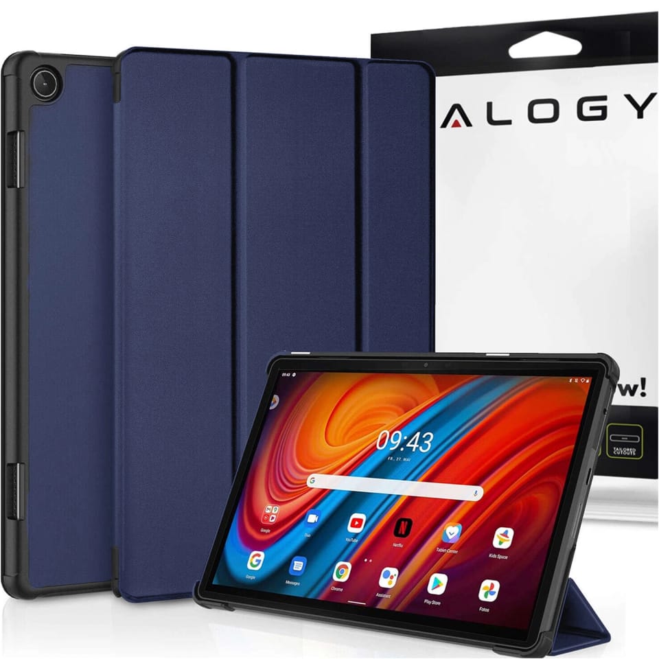 Etui na tablet Lenovo Tab M10 3gen 3 GEN 10.1 2022 TB328FU TB328XU obudowa Case Alogy Book Cover Czarne