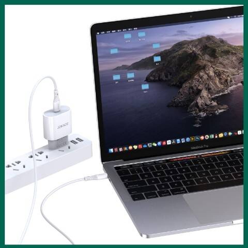 Kabel 1m 5A PD100W (USB-C - USB-C) Ładowanie i Transfer Danych Jokade Taili Fast Charge (JA009) biały