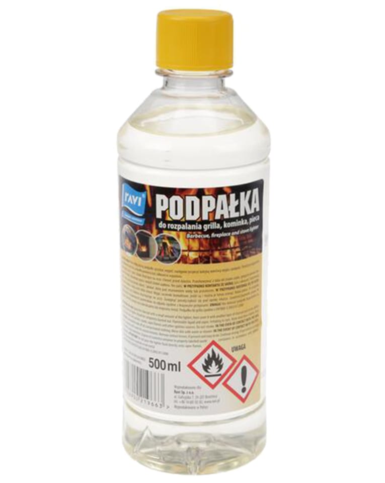 Podpałka do rozpalania grilla, kominka, pieca 500 ml