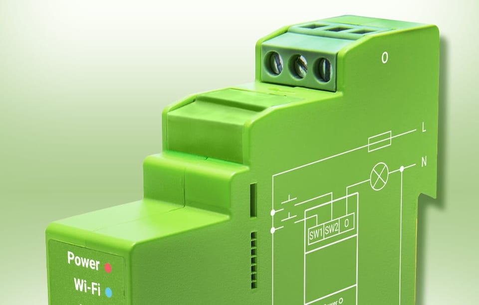 1-kanałowy ściemniacz na szynę DIN Shelly Pro Dimmer 1 WiFi/Bluetooth