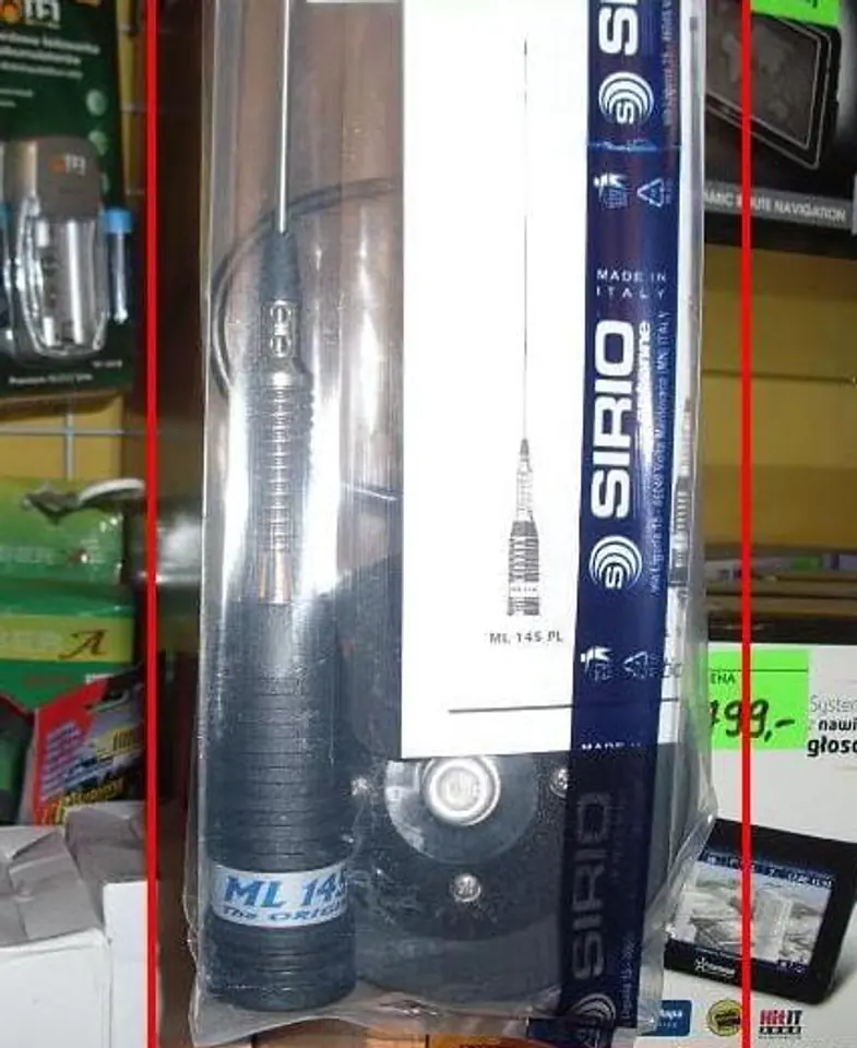 Antena CB Sirio ML-145 na magnetycznej podstawie