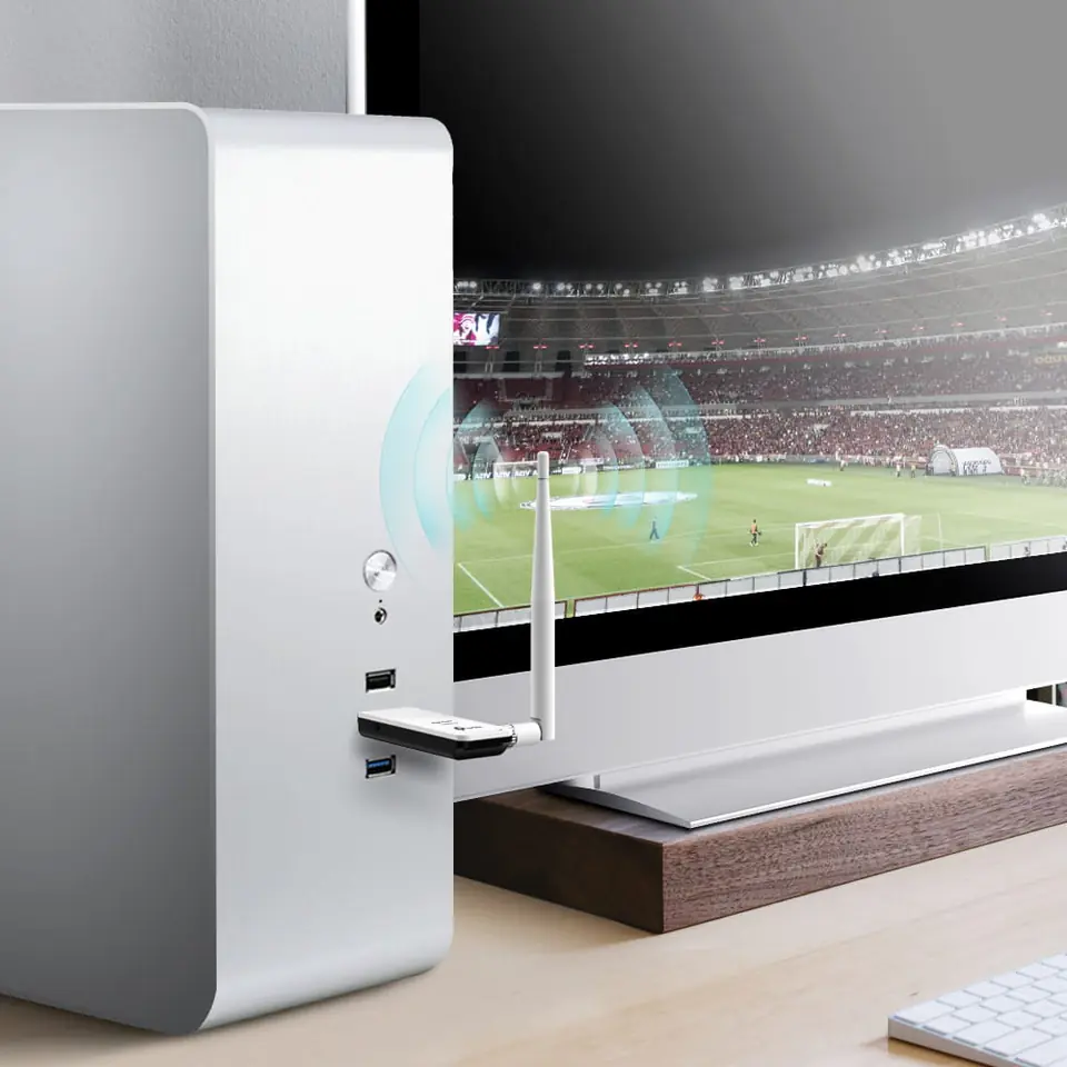 Karta sieciowa WIFI USB TPLink z antenką TL-WN722N