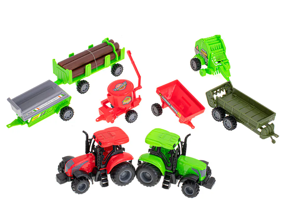 Farm farm with animals and machinery 49pcs.