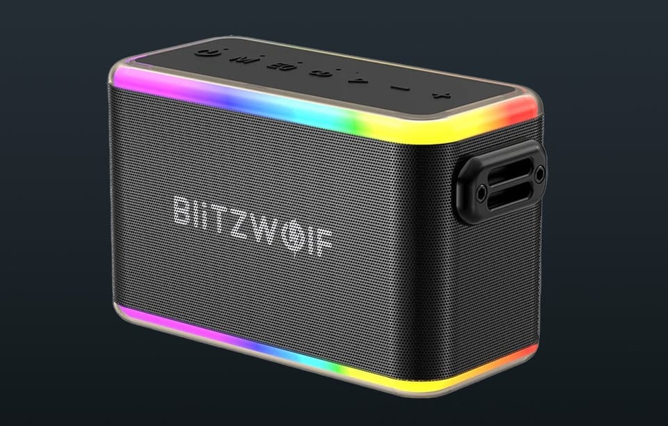 Głośnik bezprzewodowy bluetooth Blitzwolf BW-WA6 RGB 80W